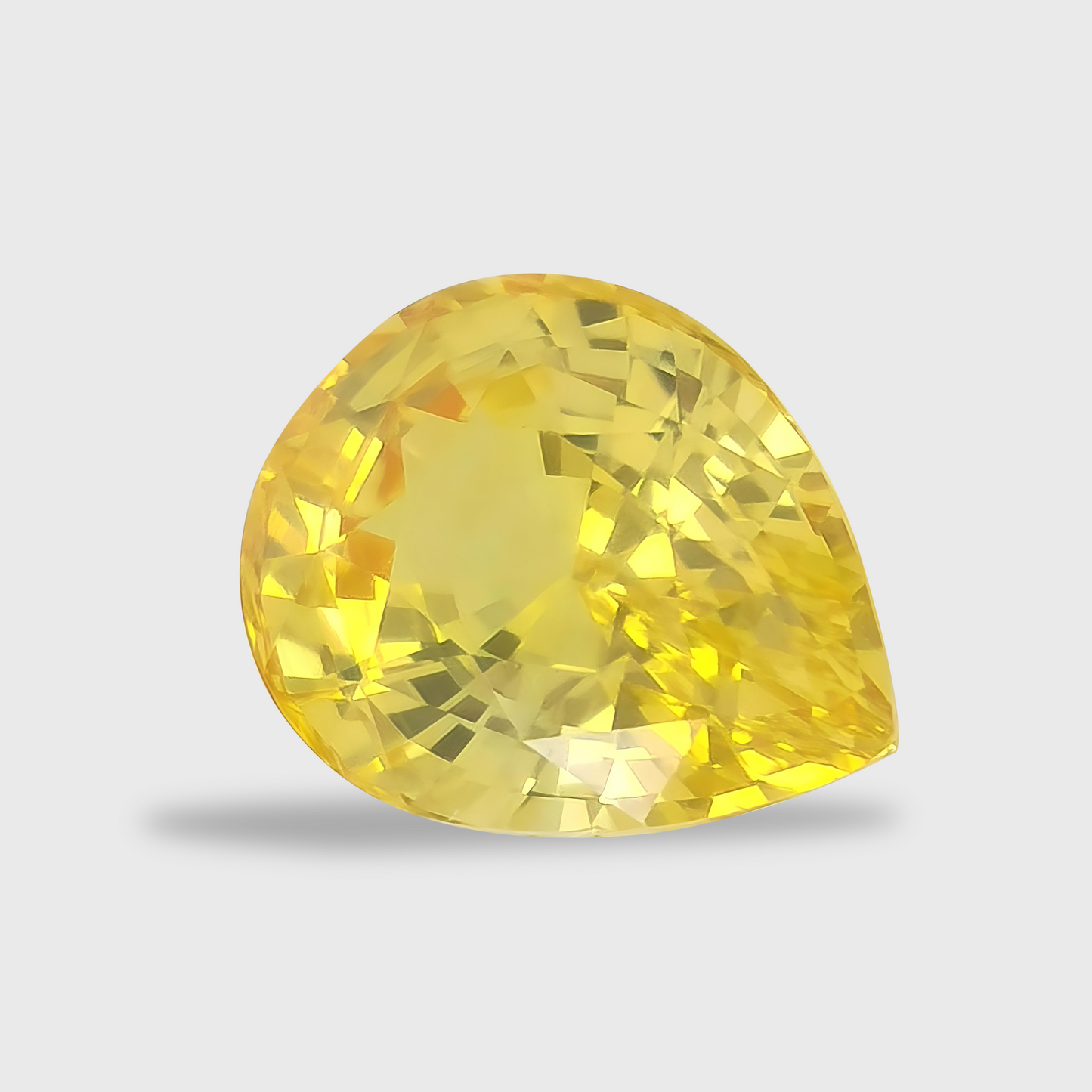 Sapphire Gemstone Yellow Sapphire 2.28 cts IGI Certified Sapphire Precious Stone Anniversary Gift