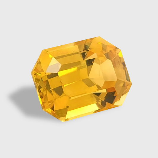 Yellow Sapphire IGI Certified Gemstone Natural Yellow Sapphire Loose 2.05 carat Anniversary Gift