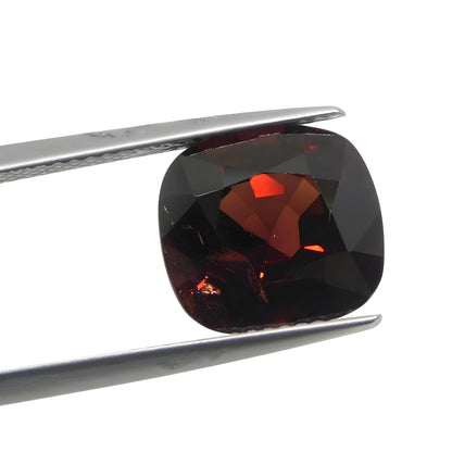 6.43ct Cushion Red Spinel IGI Certified Burma (Myanmar) Unheated Anniversary Gift For Love