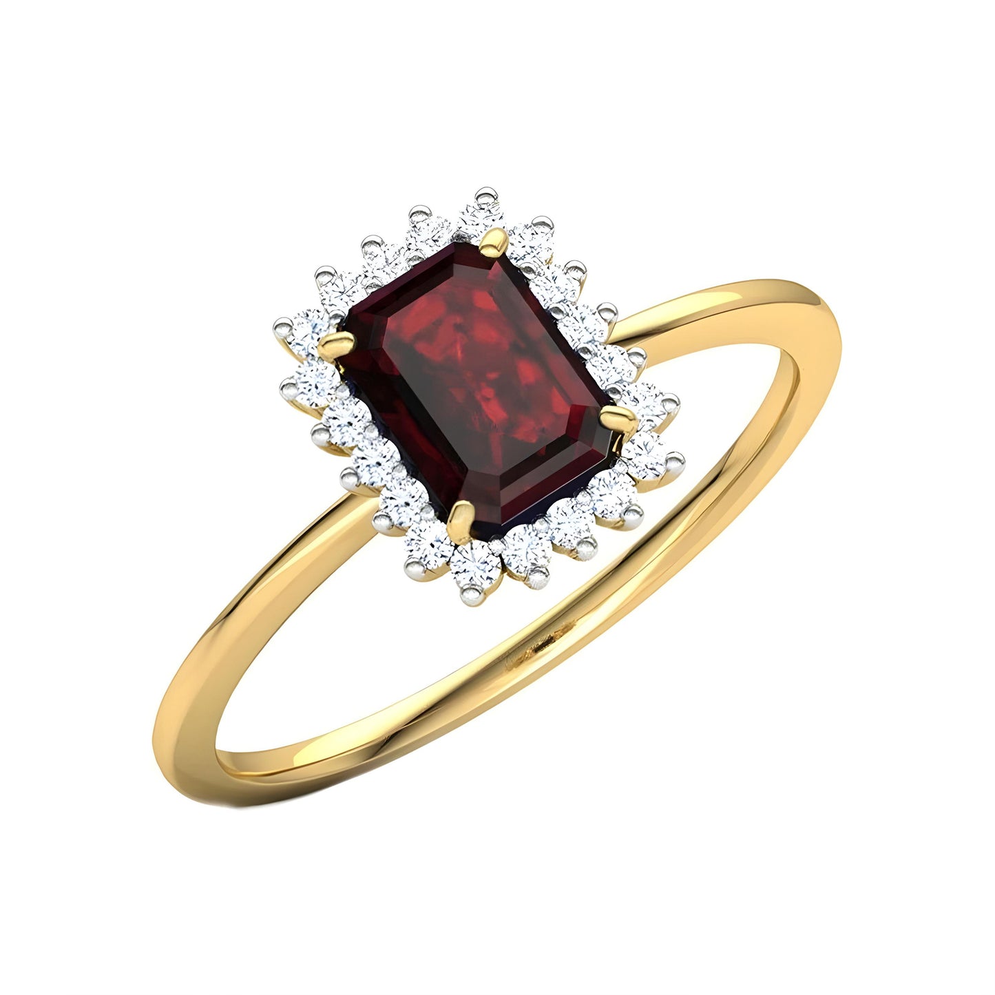 Natural Hessonite Garnet 5.25 Carat ring, 925 Sterling Silver, Gold Plated, Handmade ring for Men And Women, Christmas Gift