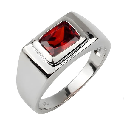 Natural Hessonite Garnet 5.25 Carat Ring, 925 Sterling Silver, Handmade Ring For Men And Woman, Christmas Gift