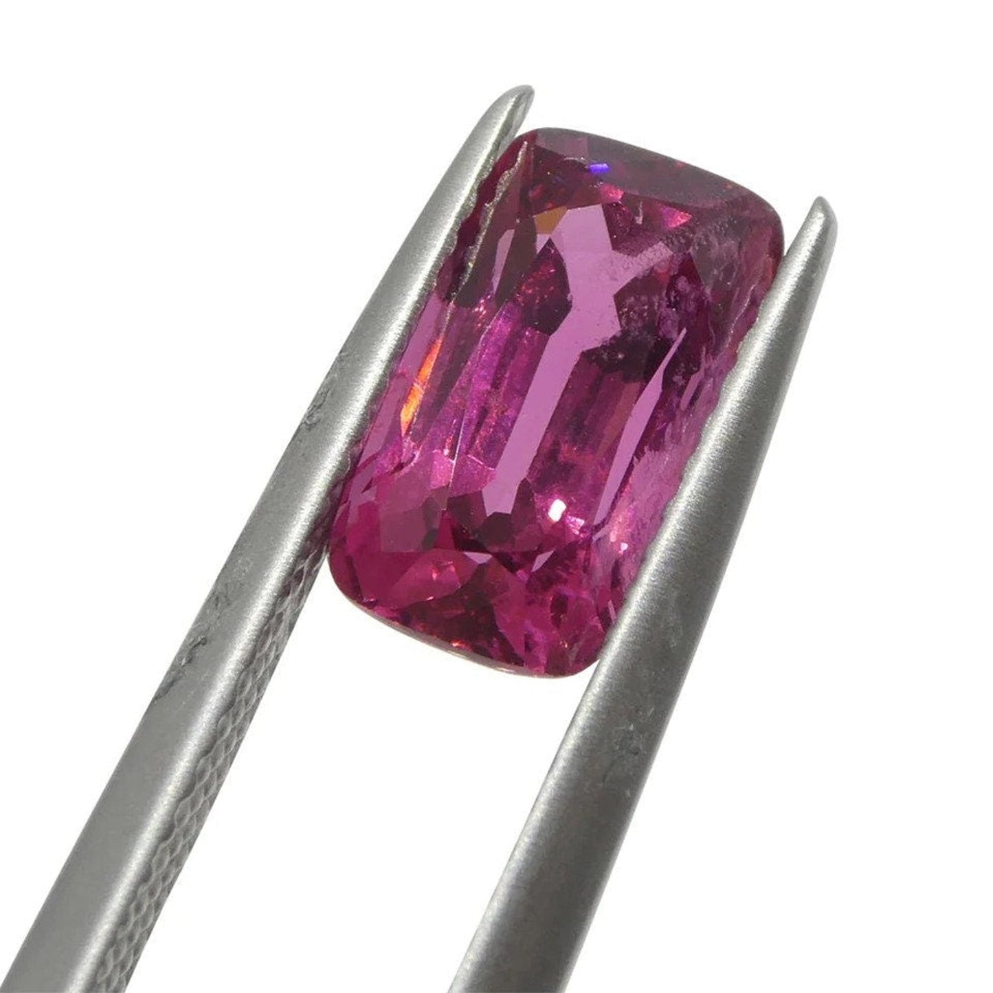 2.74ct Cushion Purplish Pink Mahenge Spinel IGI Certified Unheated Anniversary Gift For Love