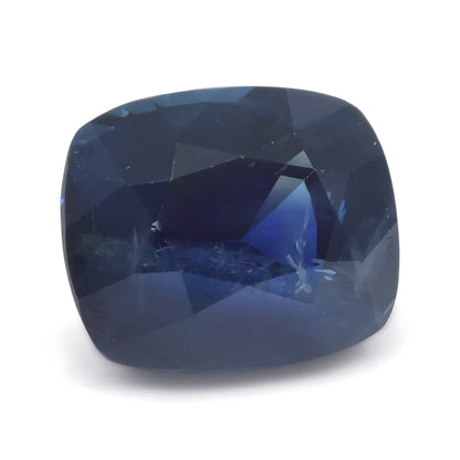 8.96 ct Blue Sapphire Cushion IGI Certified Ethiopian, Unheated Anniversary Gift For love