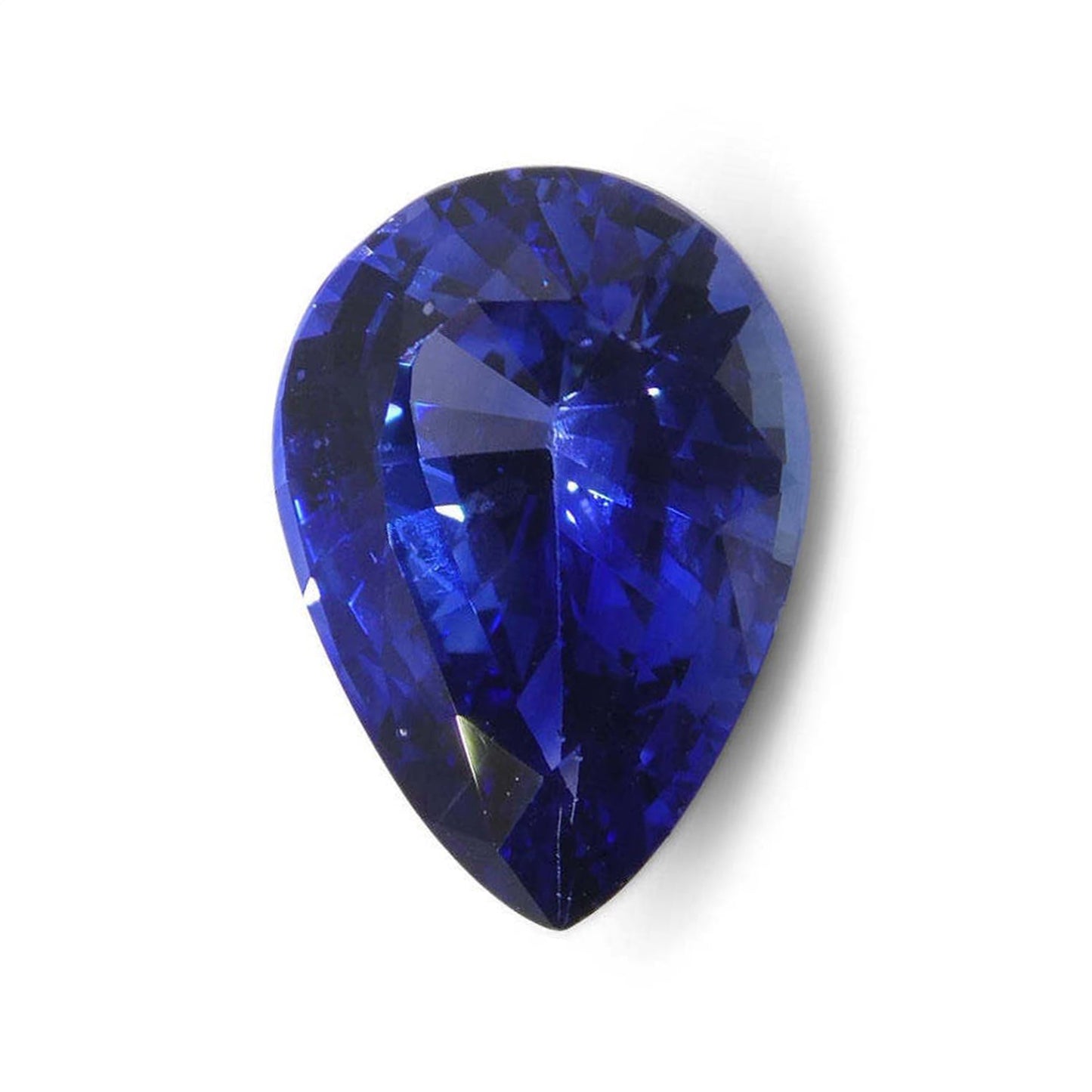 2.32ct Pear Blue Sapphire IGI Certified Sri Lanka Gemstone Anniversary Astrology Gift