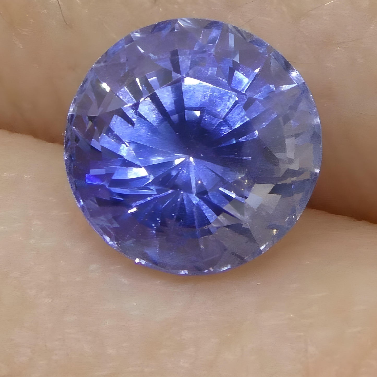 2.21ct Round Blue Sapphire IGI Certified Sri Lanka Astrology Anniversary Gift