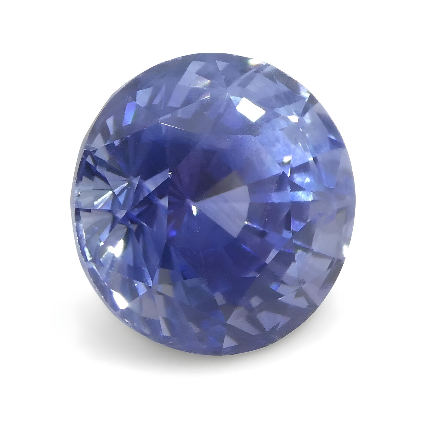 2.21ct Round Blue Sapphire IGI Certified Sri Lanka Astrology Anniversary Gift