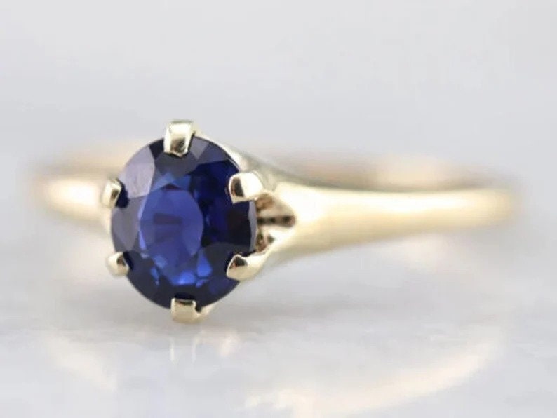 Natural Blue Sapphire 5.25 Carat ring, 925 Sterling Silver, Handmade ring For Men And Women, Christmas Gift