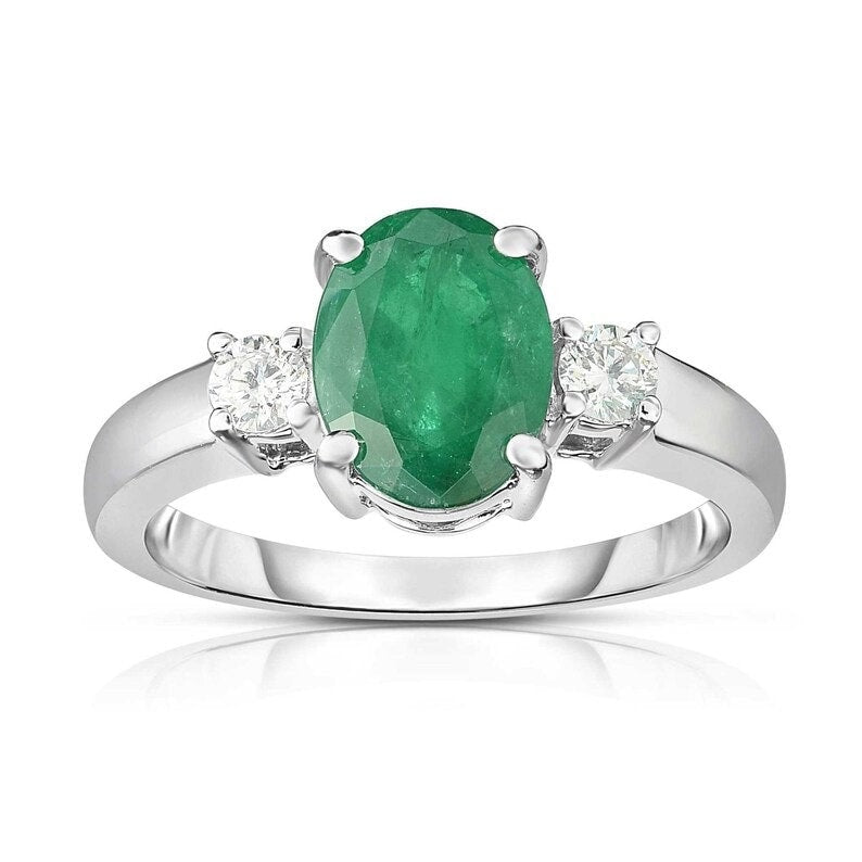 Natural Emerald 6.25 Carat ring, 925 Sterling Silver, Handmade ring for Men And Women, Christmas Gift