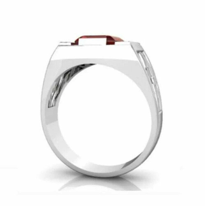 Natural Certified Ruby 7.25 Carat Ring, 925 Sterling Silver, Handmade Ring For Men And Woman, Anniversary Gift