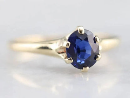 Natural Blue Sapphire 5.25 Carat ring, 925 Sterling Silver, Handmade ring For Men And Women, Christmas Gift