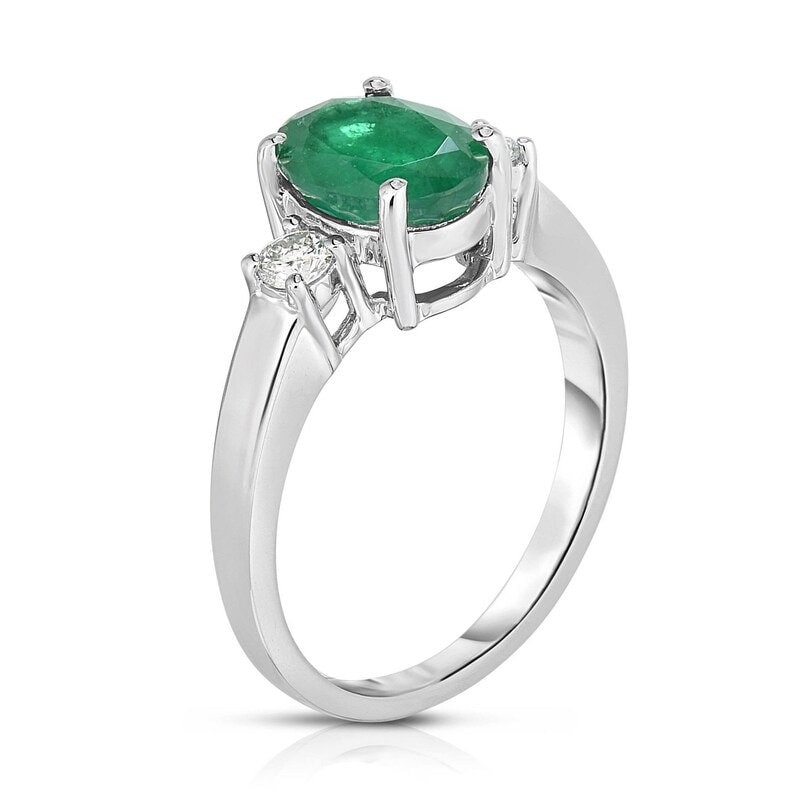 Natural Emerald 6.25 Carat ring, 925 Sterling Silver, Handmade ring for Men And Women, Christmas Gift