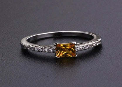 Natural Yellow Citrine 5.30 Carat Ring, 925 Sterling Silver, Handmade Ring For Men And Woman, Christmas Gift