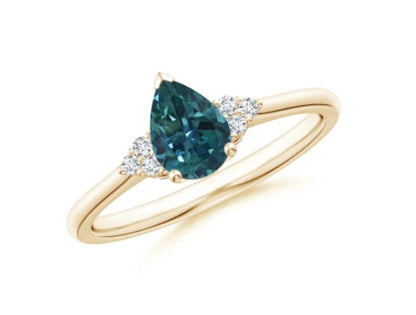 Natural Teal Sapphire 5.25 Carat Ring, 925 Sterling Silver, Gold Plated, Handmade Ring For Men And Woman, Christmas Gift