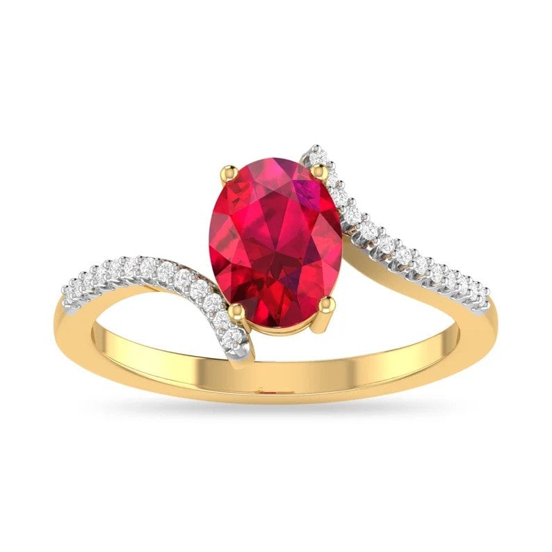 Layālī Ruby Sterling Silver Ring