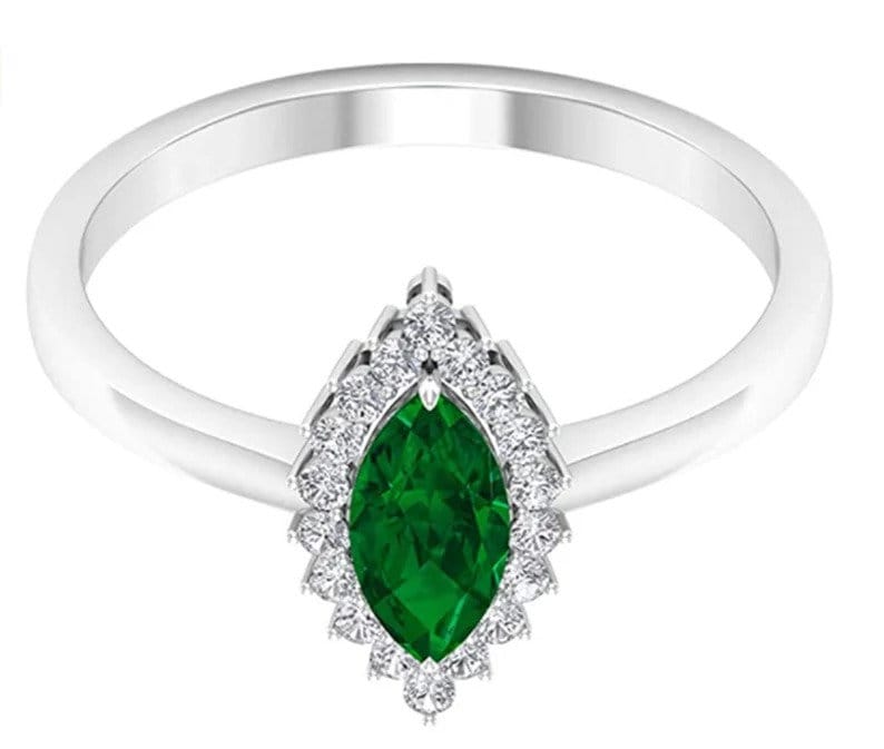 Natural 5.25 Carat Emerald Ring , 925 Sterling Silver, Handmade Ring For Men And Woman, Christmas Gift