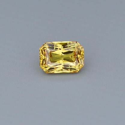 IGI Certified Earth Mined Natural Unheated Madagascar Real Yellow Sapphire Loose Gemstone