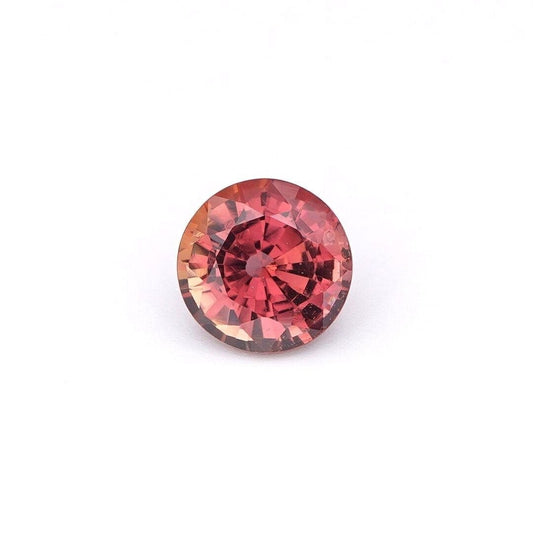 IGI Certified Earth Mined Natural Round Orange Sapphire Rare Loose Gemstone for Ring Pendant