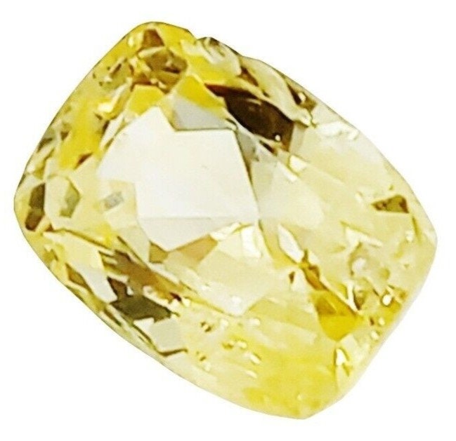 IGI Certified 2ct Natural No Heat Sapphire Canary Yellow Stunning Loose Gemstone