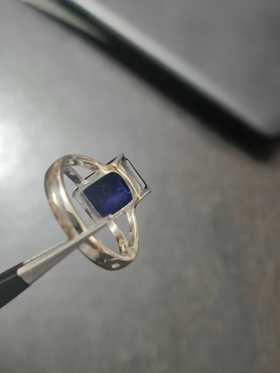 925 Sterling Silver, Natural Blue Sapphire 6.50 Carat Ring Handmade Ring For Men And Woman, Anniversary Gift.