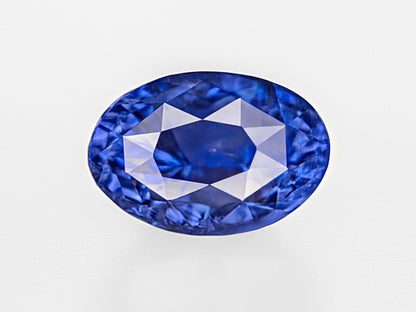 IGI Certified CEYLON Blue Sapphire 3.02 Ct. Natural Untreated CORNFLOWER Blue Sapphire Anniversary Gift