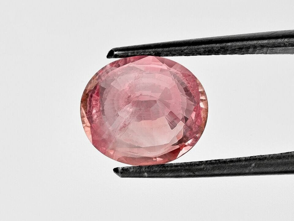 IGI Certified SRI LANKA Padparadscha Sapphire 5.03 Cts Natural Untreated Oval Anniversary Gift