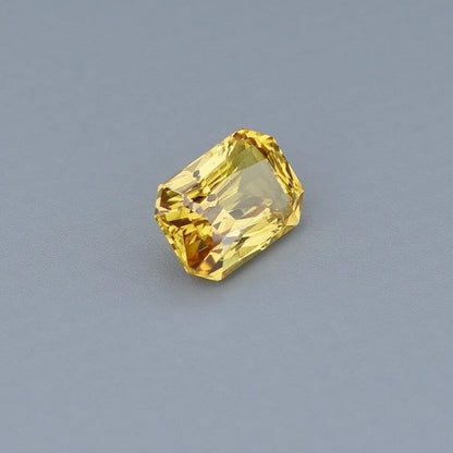 IGI Certified Earth Mined Natural Unheated Madagascar Real Yellow Sapphire Loose Gemstone