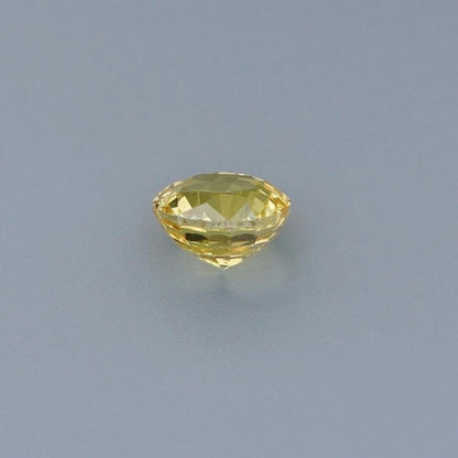 IGI Certified Earth Mined Natural Unheated Round Madagascar 2.25ct Yellow Sapphire Loose Gemstone