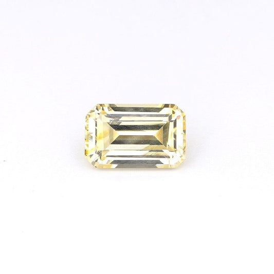 IGI Certified Natural Earth Mined Ceylon 3ct Yellow Sapphire Loose Gemstone For Ring Pendant