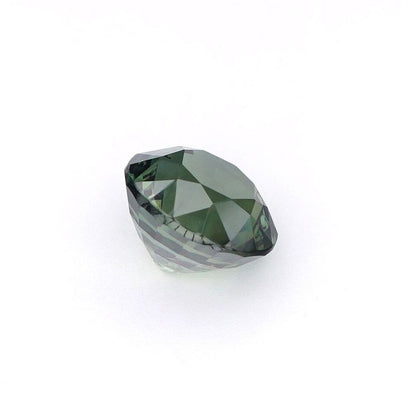 IGI Certified 2.25ct Earth Mined Natural 7mm Round Green Sapphire Loose Gemstone For Ring Pendant