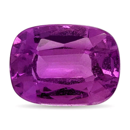 Purple Sapphire Gemstone Natural Loose IGI Certified Purple Sapphire 2.95 carat Gemstone