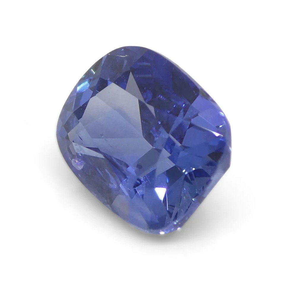 Natural Sapphire 1.63ct Cushion Blue Sapphire IGI Certified Gemstone For Gift