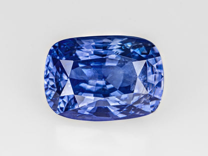 IGI Certified KASHMIR Cornflower Blue Sapphire 6.28 Ct. Natural Unheated CUSHION Cut Anniversary Gift