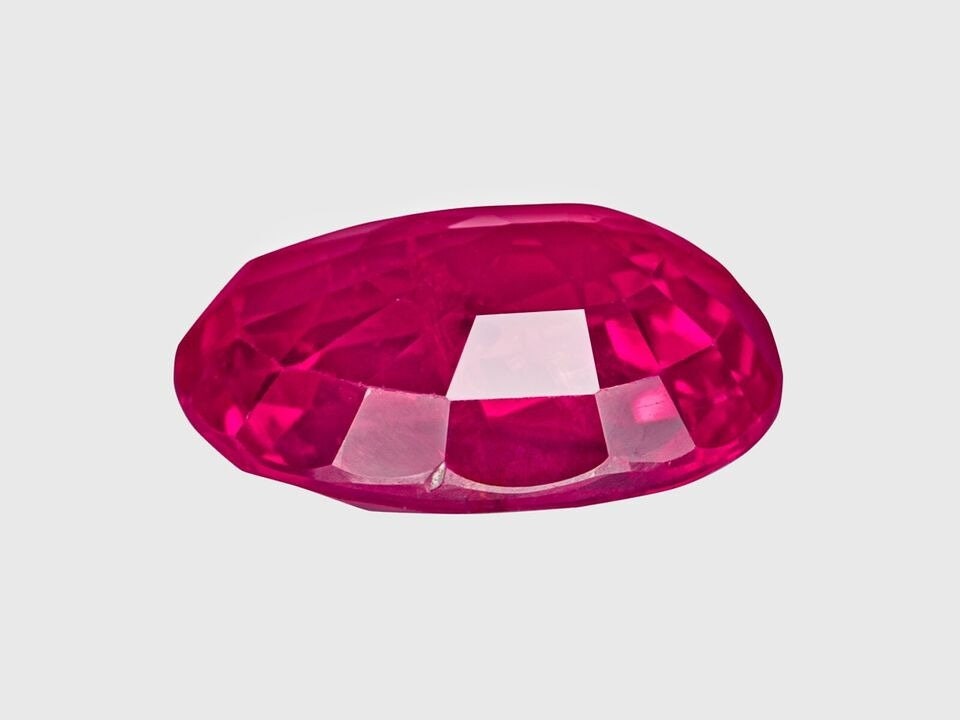 IGI Certified MOZAMBIQUE Ruby 2.03 Ct. Natural Untreated PINKISH Red Oval Cut Anniversary Gift