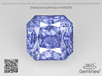 IGI Certified CEYLON Sri lanka Blue Sapphire 6.9 Ct. Natural Unheated OCTAGON Eye-Clean Blue Sapphire Astrology Gift