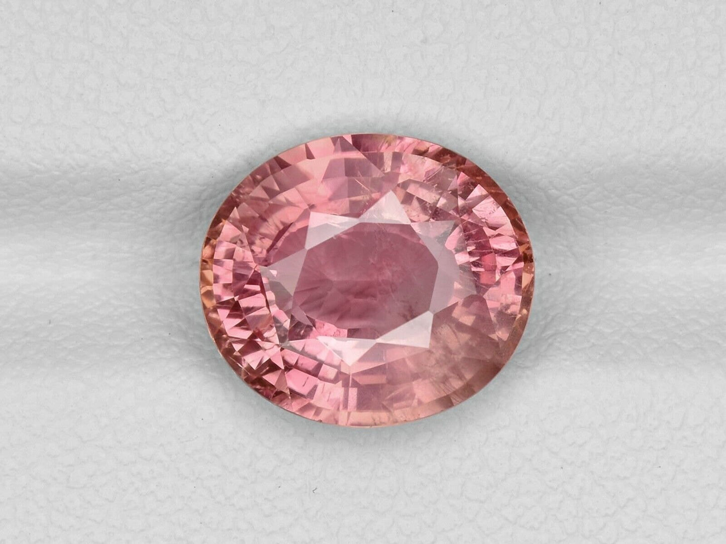 IGI Certified SRI LANKA Padparadscha Sapphire 5.03 Cts Natural Untreated Oval Anniversary Gift