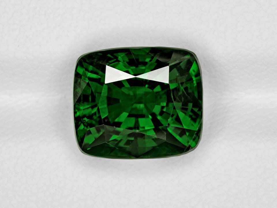 IGI Certified KENYA Tsavorite Garnet 6.84 Cts Natural Untreated Cushion Cut Anniversary Gift For Love