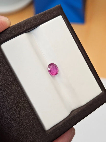 IGI Certified High Quality 100% Natural 1.10 Carat Ruby loose stone